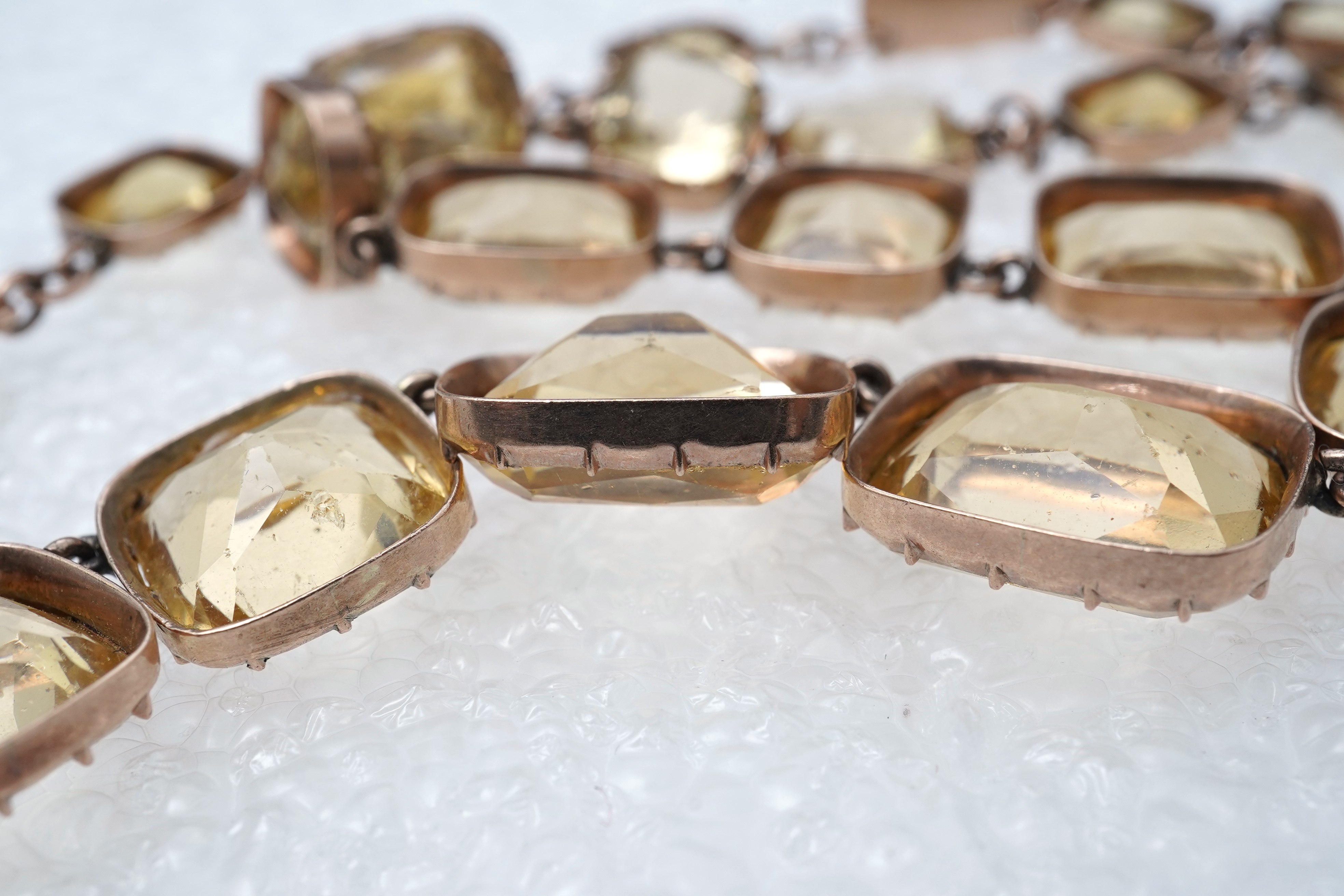 An attractive Victorian paste rivière, mid 19th century